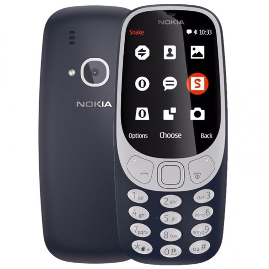 Nokia 3310 - Ecran 2,4''  Double SIM Mémoire 16 MB  RAM 16 MB Batterie ; 1200 mAh
