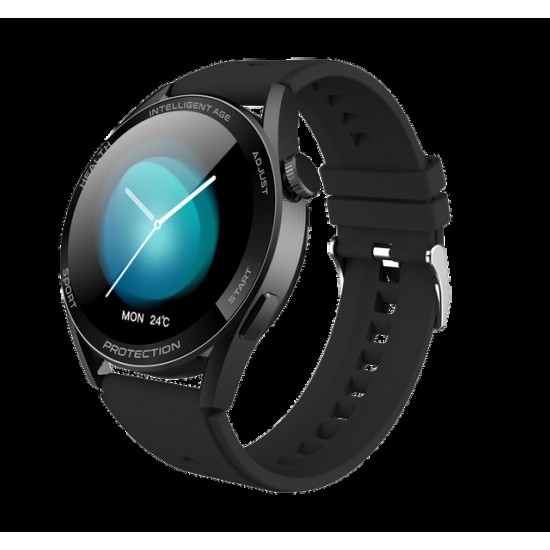 Smartwatch X3 pro avec deux bracelets en silicone et en cuir noir original avec tt les fonctionnalités appel Bluetooth message notification