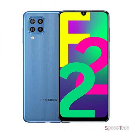Samsung Galaxy F22 - Ecran 6.4" - ROM  64Go - RAM 4Go - Caméra 5/5MP - Batterie 6000mAh 